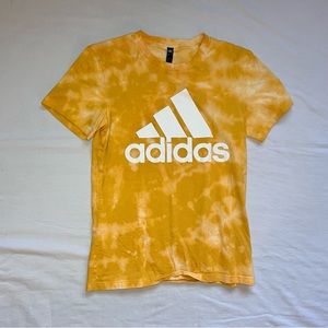 Adidas Yellow Tie Dye Tee